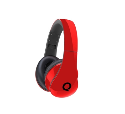 Icon Q QH50 FLARE Headphones with Microphone - RED